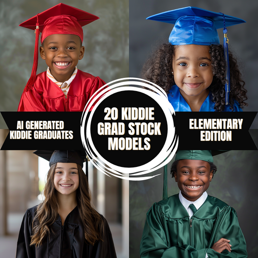 20 AI-Generated Elementary School Graduate Stock Images